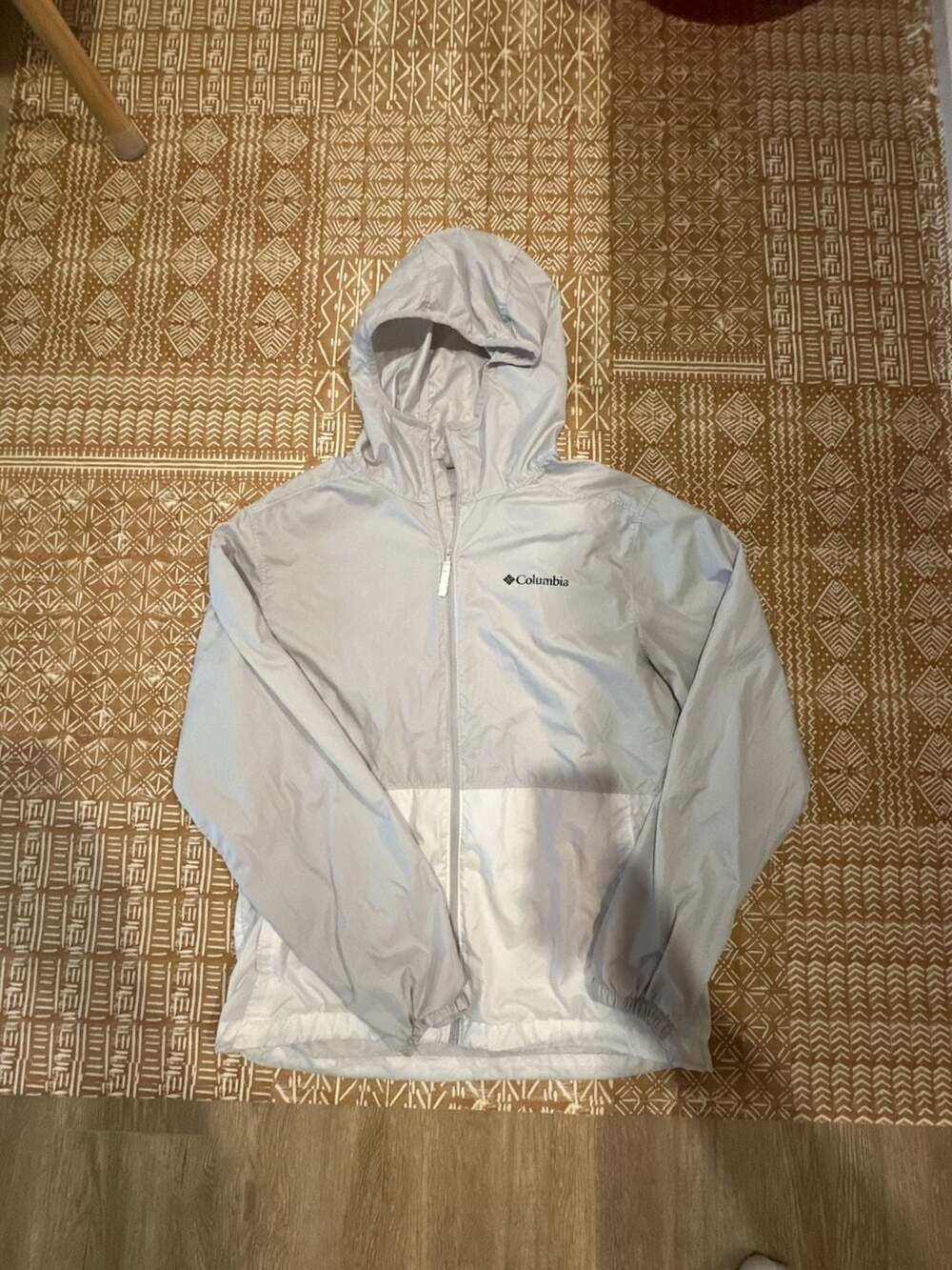 Columbia Full-Zip Hooded Windbreaker Jacket